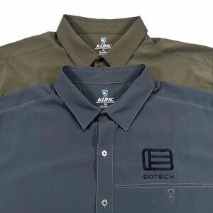 LOT OF 2 Kuhl Renegade Tufflex EOTECH XL Men’s Short Sleeve Button Up Shirt